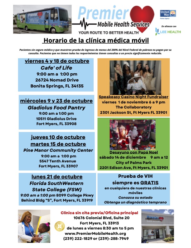 october 2024 spanish mobile medical clinic schedule